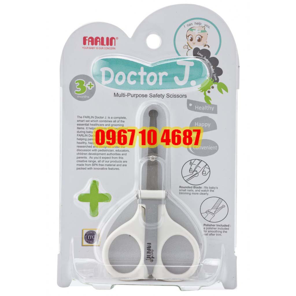 [HCM]Kéo cắt móng tay an toàn Farlin BF-160A
