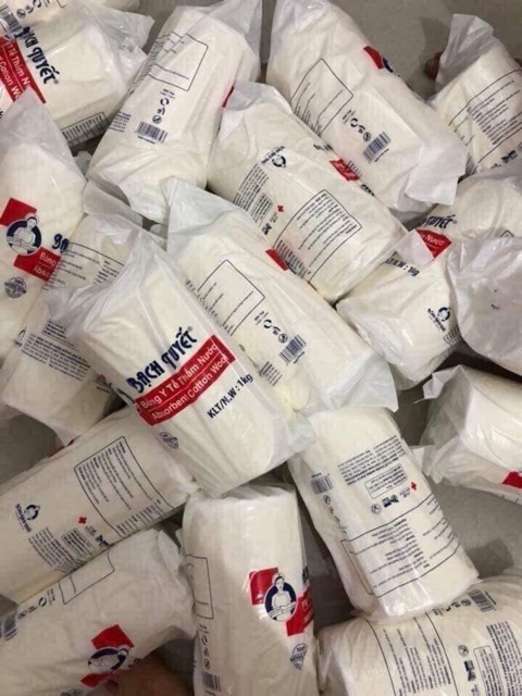 Bông y tế bạch tuyết cuộn 1kg