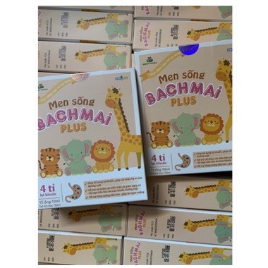 Men sống bạch mai hỗ trợ tiêu hóa cho bé