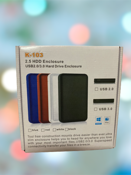 Box đựng ổ cứng USB 3.0 SATA 2.5 inch HD HDD K-103
