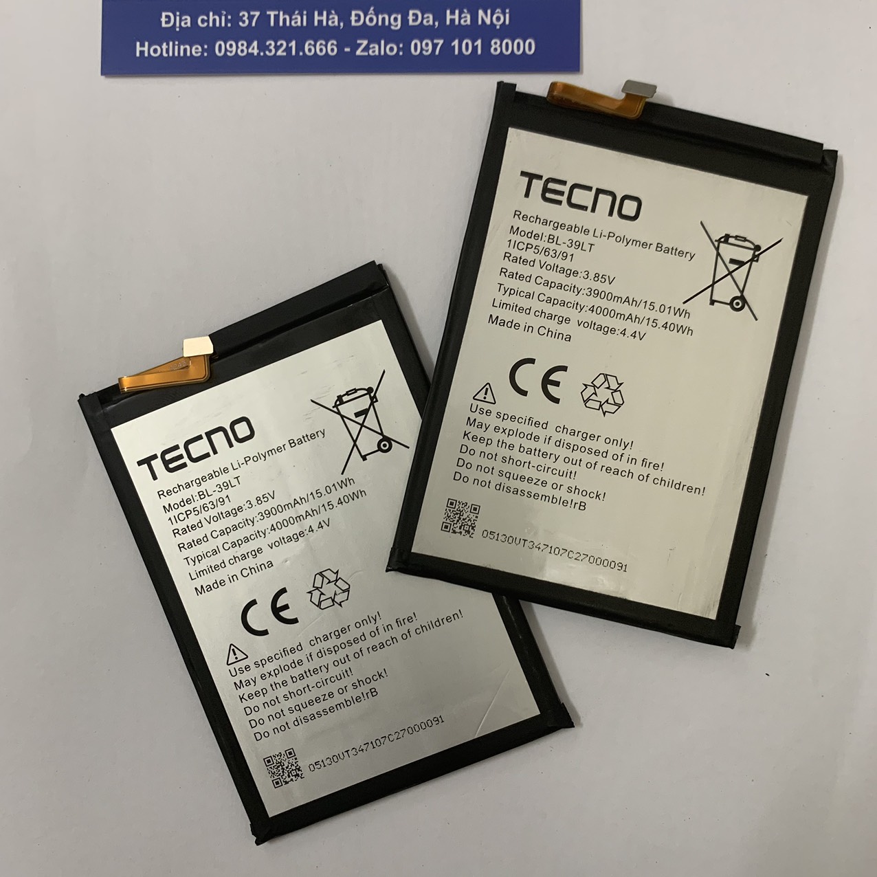 PIN TECNO CC7/KC8 (BL-39LT) - A