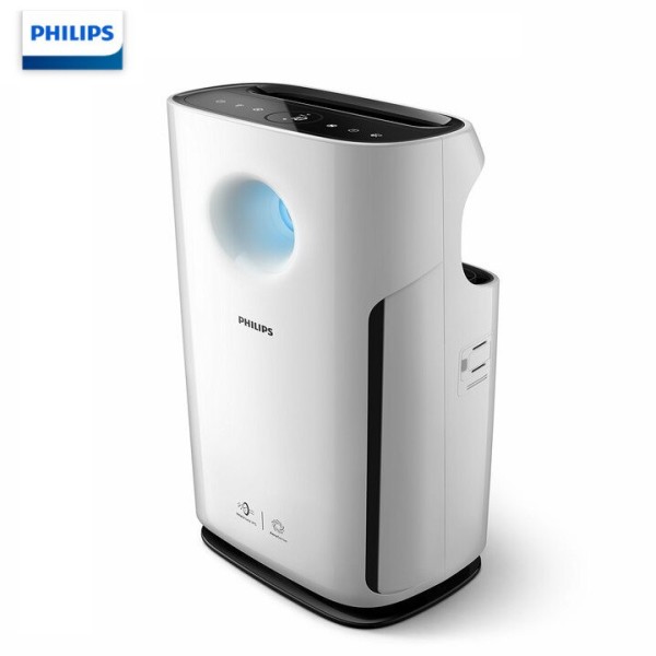 Máy lọc không khí cao cấp Philips AC3256 với cảm biến chất lượng không khí 4 màu công suất 60W ( Màu trắng)