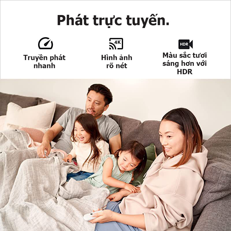 Google Chromecast 4K Bảo Hành 12 Tháng