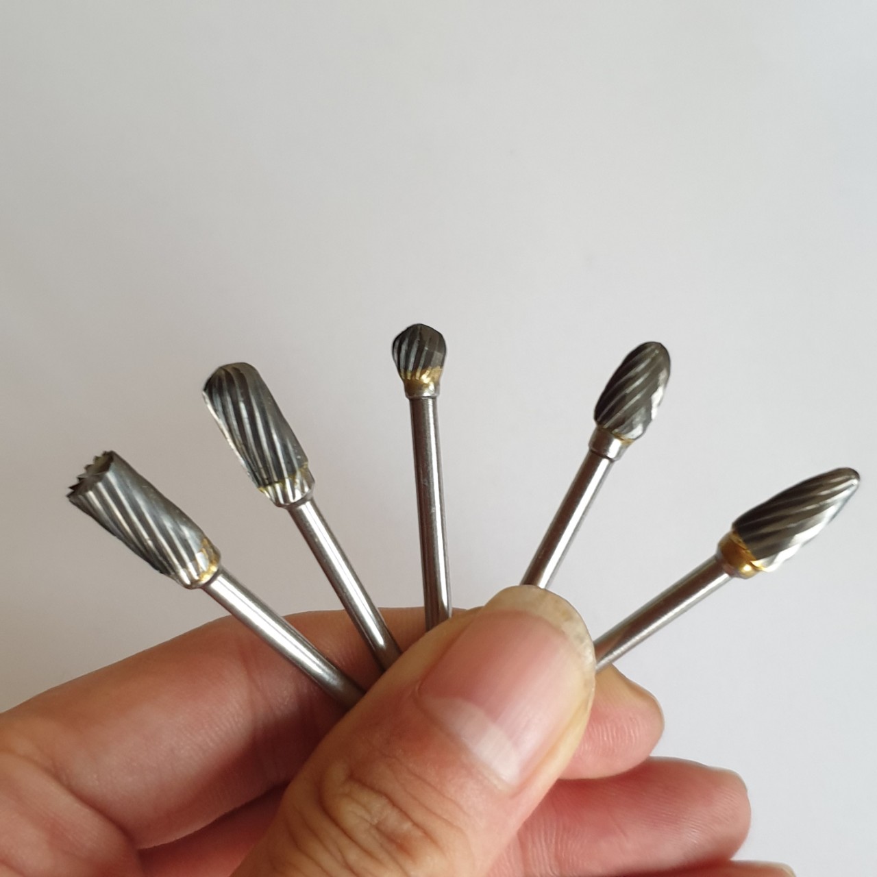 5 mũi mài hợp kim vonfram 1 dọc chuyên mài khắc gỗ VFD1