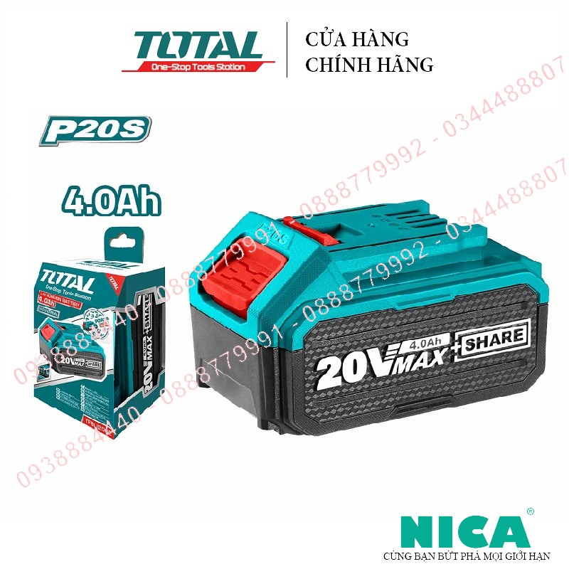 20V 4.0Ah Pin Lithium-Ion Total TFBLI2002