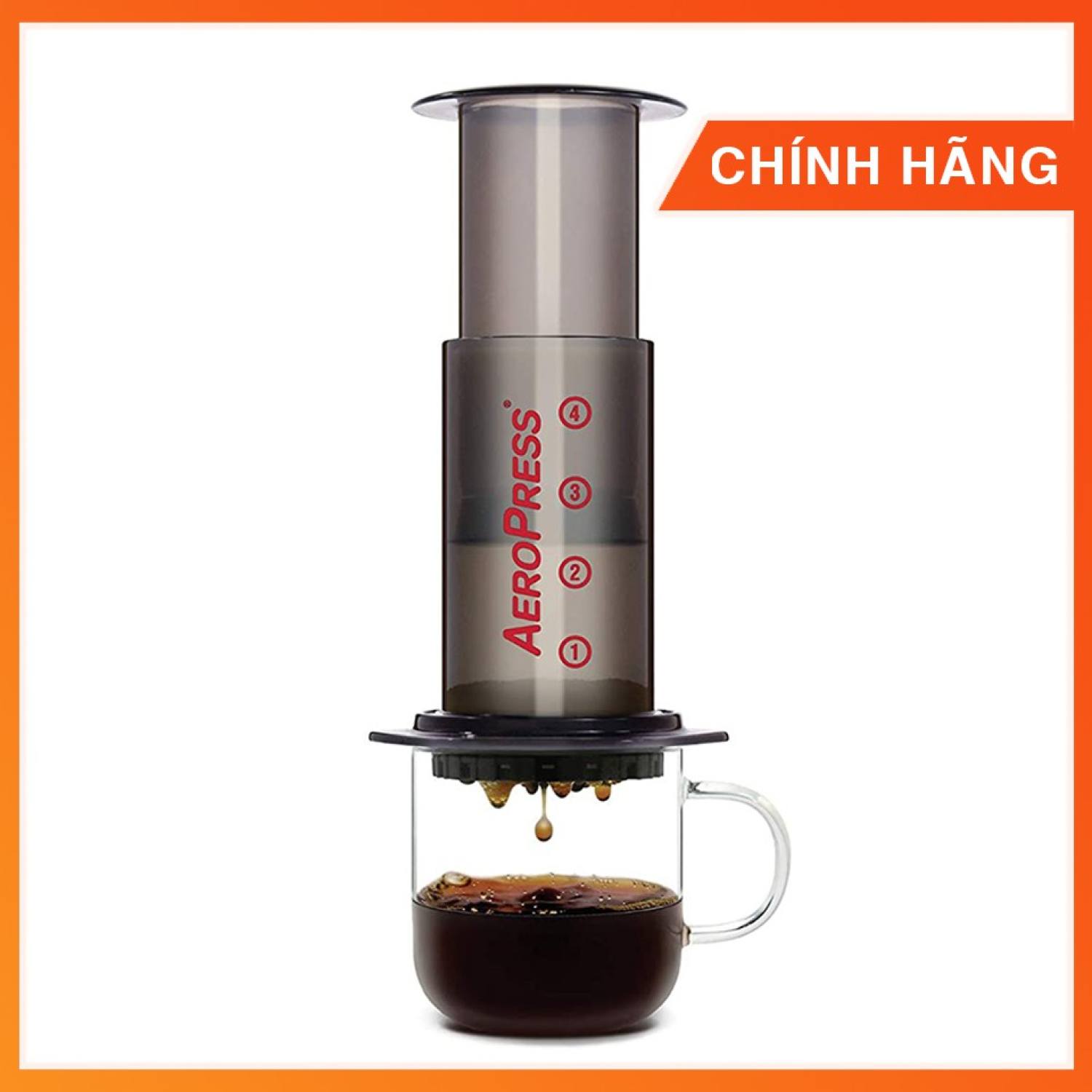 Dụng cụ pha cà phê Aeropress - Chính hãng | Kèm 100 giấy lọc
