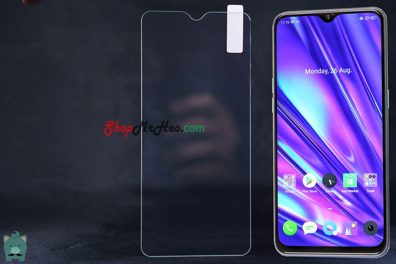 Dán kính cường lực realme 5 - realme 5i - realme 5s - realme 5 pro - ko full