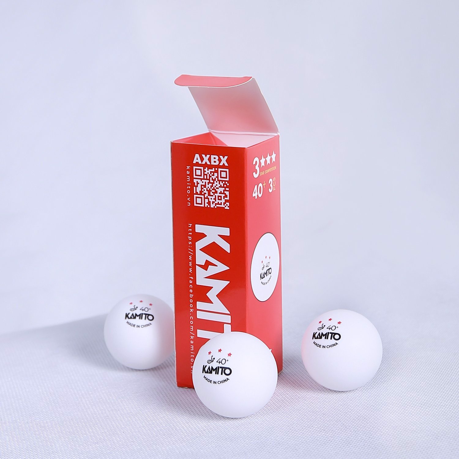 Quả Bóng Bàn Kamito 3 sao (3 quả/hộp)