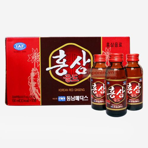 Nước Hồng Sâm Hàn Quốc Hộp 10 chai 100ML