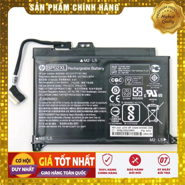 Pin(battery) Original HP Pavilion 15-AU (BP02XL) ZIN