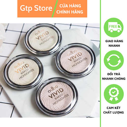 Phấn Bắt Sáng ODBO Vivid Baked Highlighter (Thái Lan)