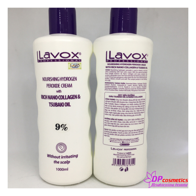 [HCM]Oxy trợ nhuộm tóc Lavox 6912 % nhập khẩu