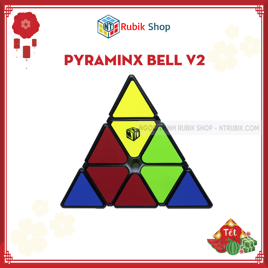 [Siêu Phẩm] Rubik QiYi Pyraminx X-man Bell Stickerless