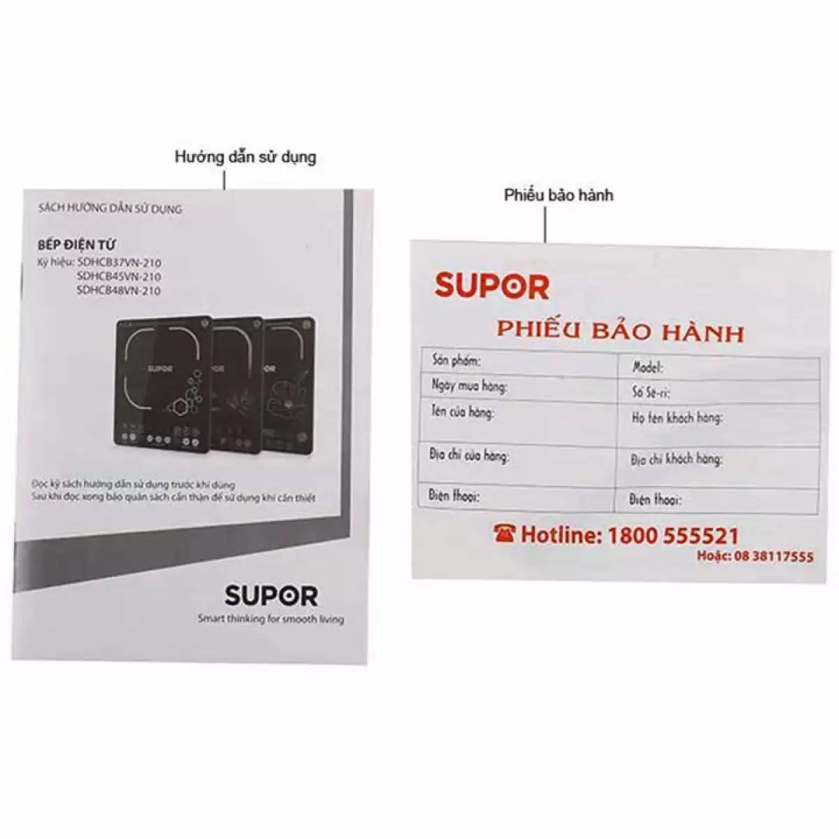 Bếp từ EASY COOKING SUPOR SDHCB45VN-210 - Bảo hành 12 tháng