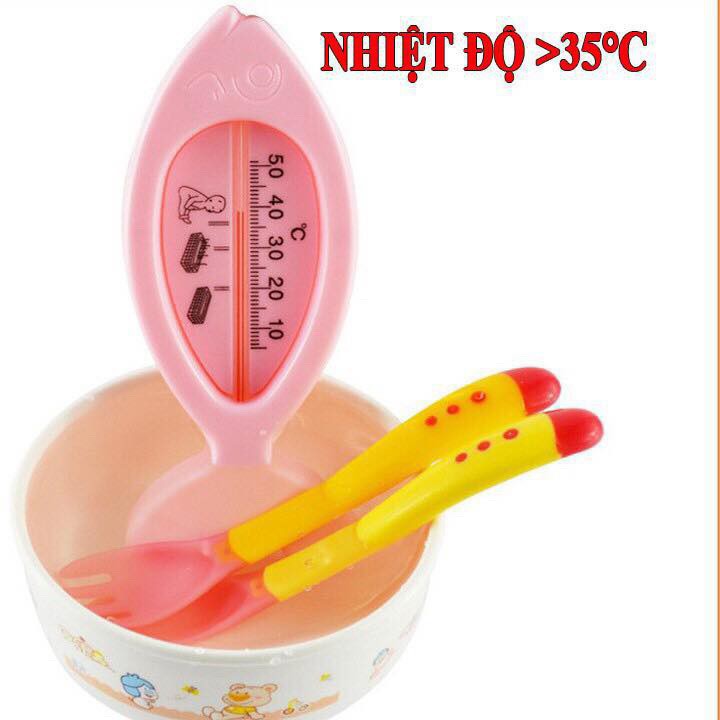 Thìa Báo Nóng Cảm Ứng Nhiệt Cho Bé