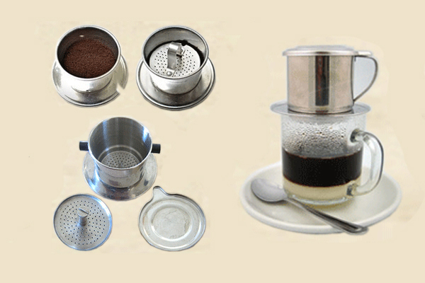 Phin pha cà phê inox LC nhỏ