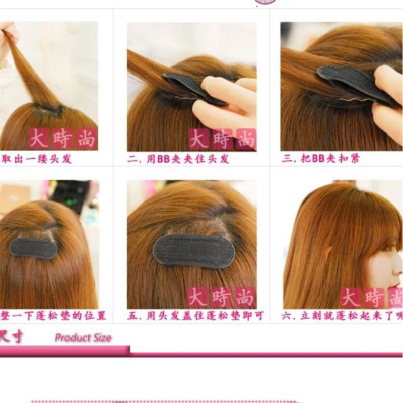 Kẹp Phồng Tóc ( Set 2 Cây)