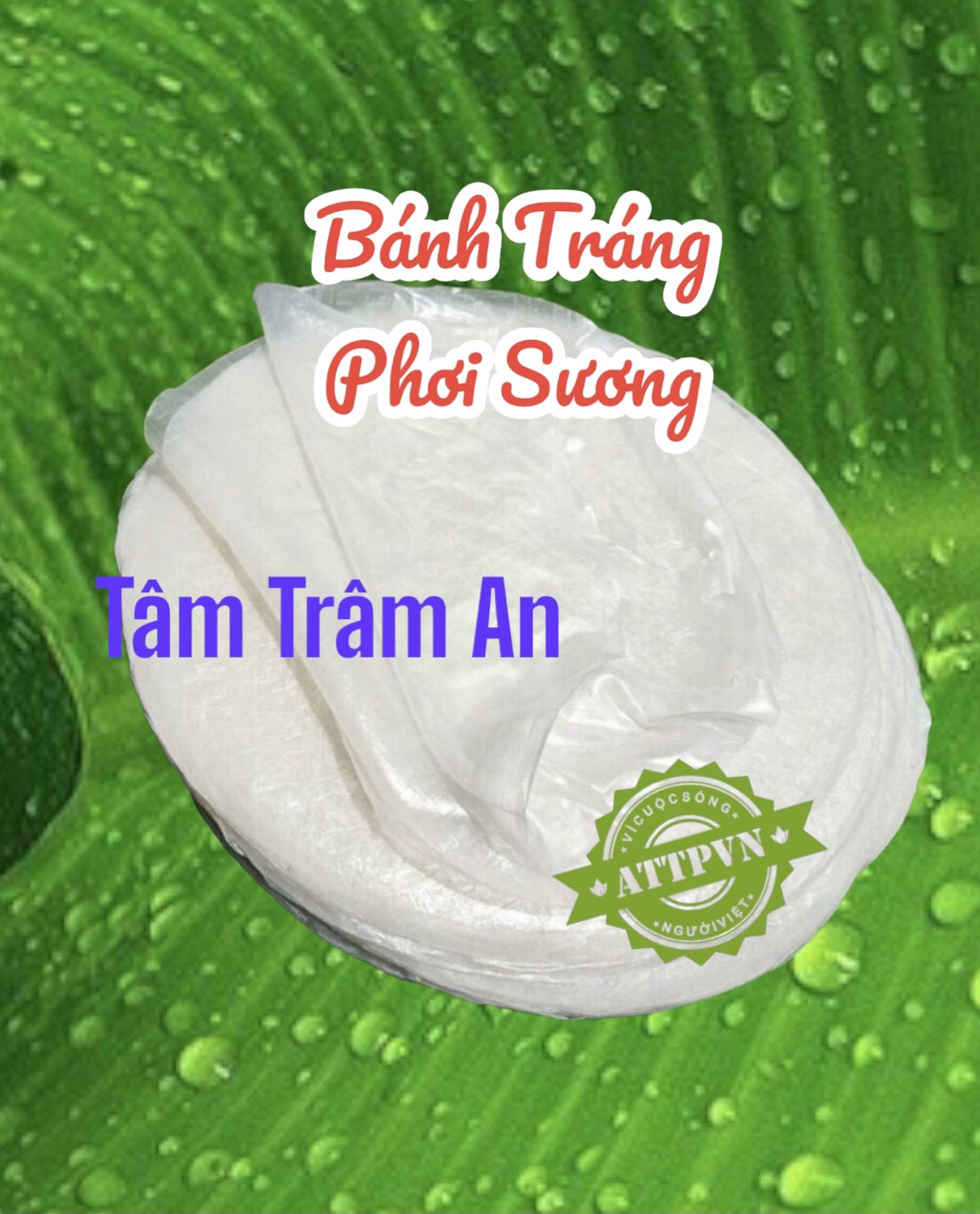 [HCM]Bánh tráng PHƠI SƯƠNG A 250g