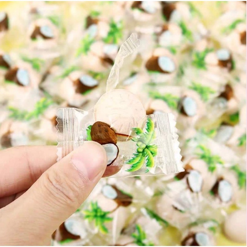 1 KG- Kẹo sakura dừa giòn thơm ngon
