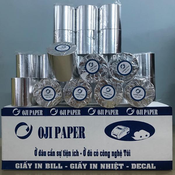 [HCM]Bộ 10 Cuộn Giấy in nhiệt Oji K80 (80mmx45mm)