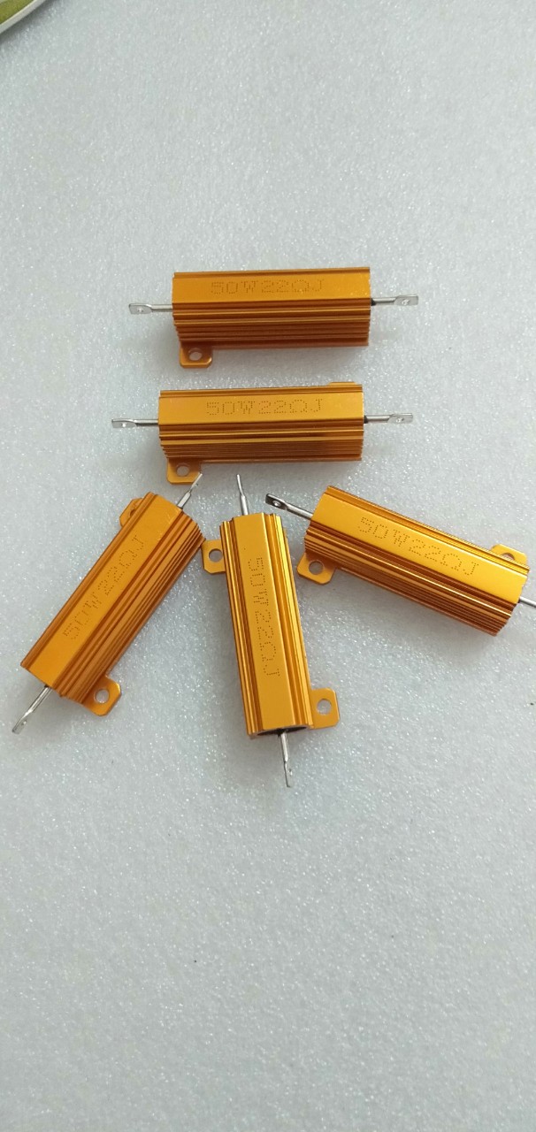 2 Điện trở nhôm 22om 50w