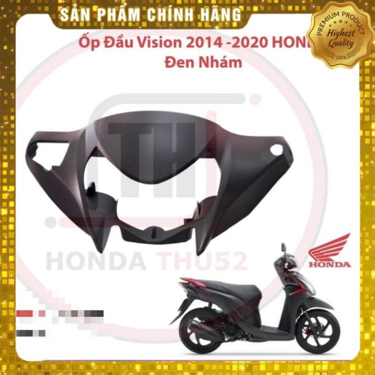 Ốp đầu trước tay lái Vision 2014-2019 màu đen nhám