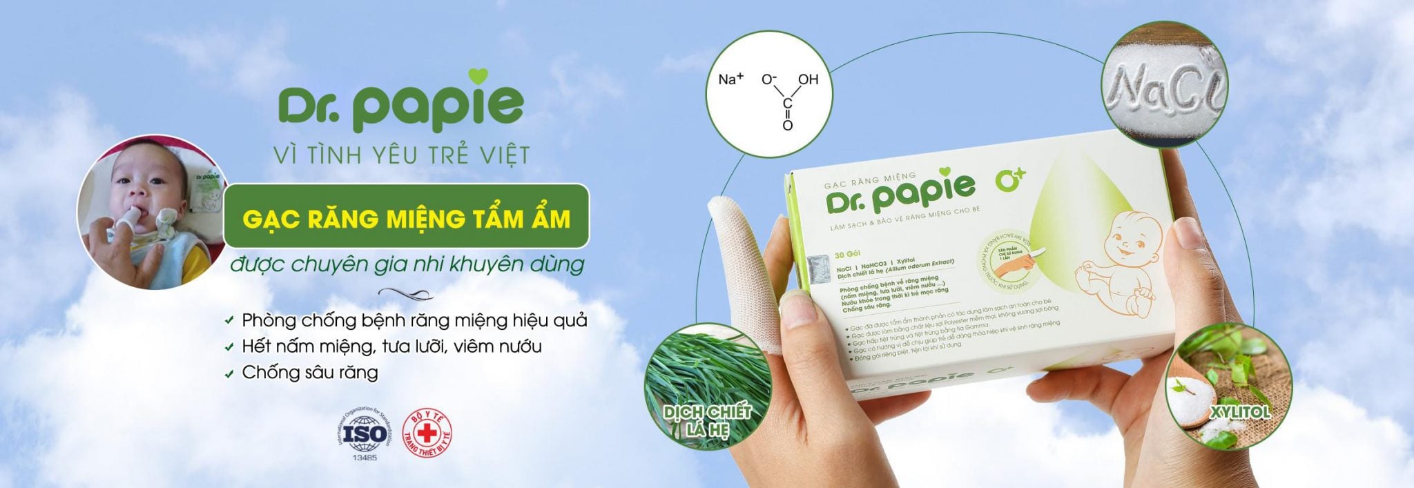 gạc răng miệng dr.papie