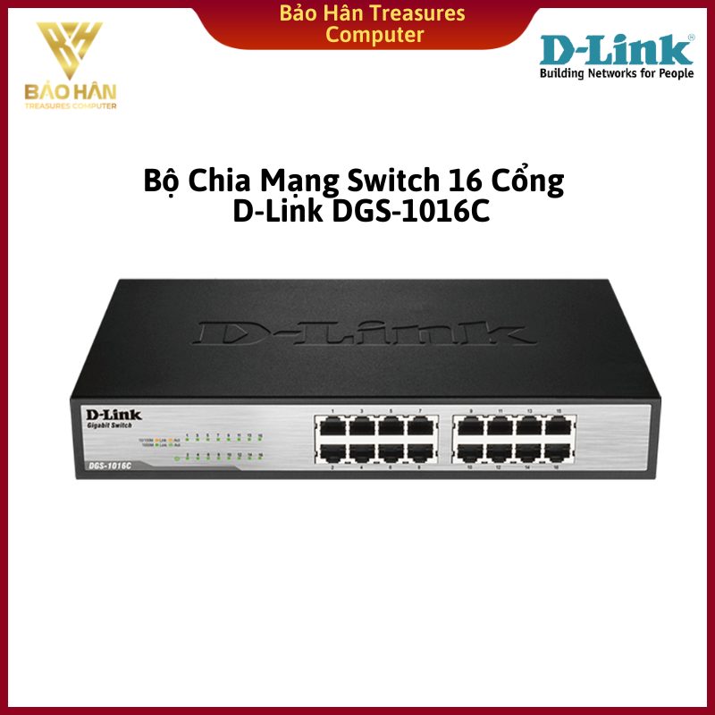 Set split network switch 16 port 10/100/1000M D-LINK dgs-1016c-genuine goods