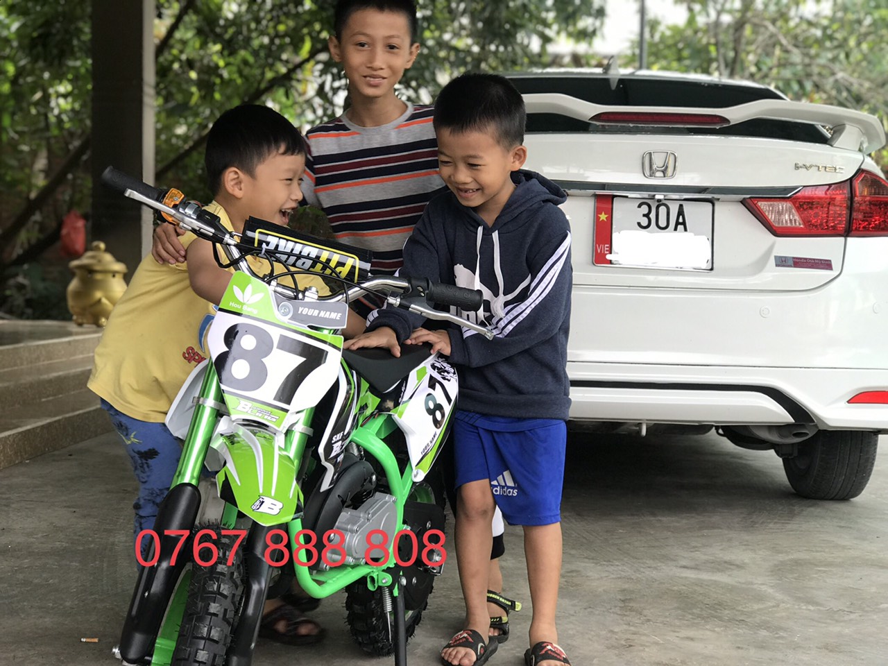 Chế Xăng - Bình Xăng Con Moto Cào Cào Mini 50cc