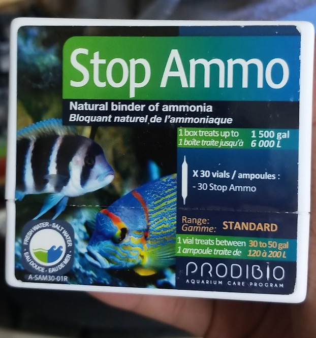 Vi sinh sống Prodibio Bio Digest và STOP AMMO cho hồ thủy sinh,  GIÁ 1 ỐNG