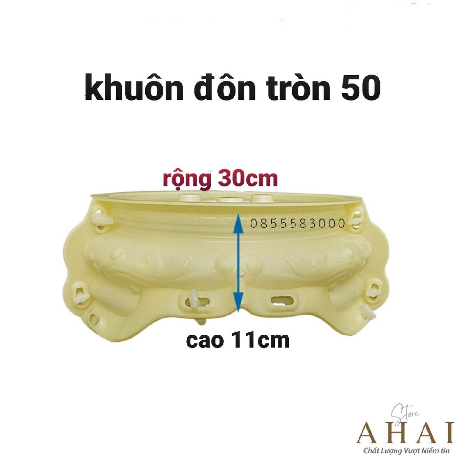 khuôn đúc chân đôn tròn 50 (chân đôn)