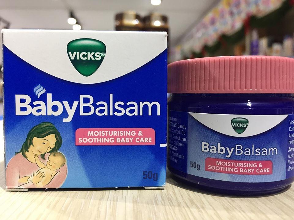 Dầu Bôi Ấm Ngực Trẻ Vicks Baby Balsam Australia