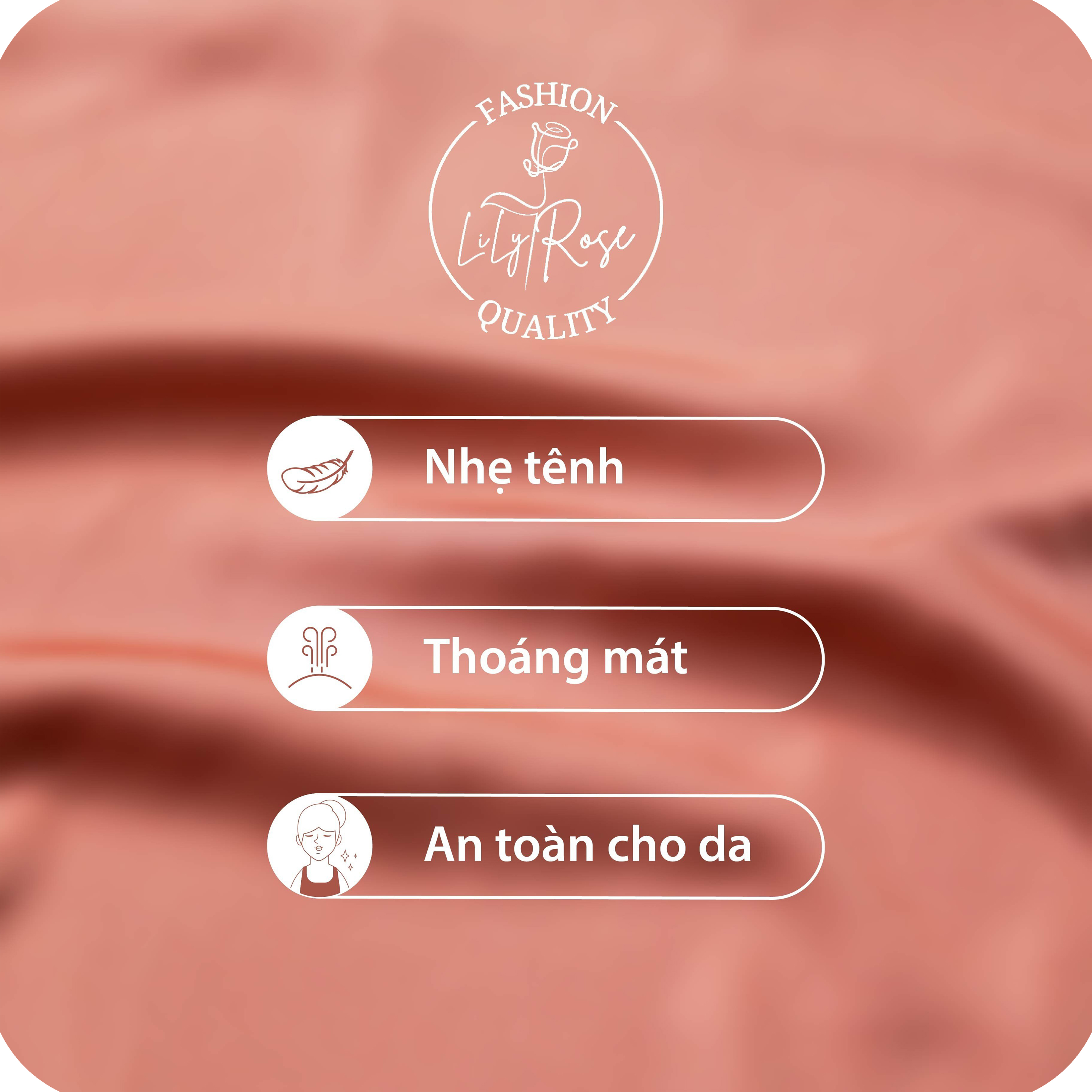 Đồ bộ nữ sát nách mặc nhà chất lụa thoáng mát phong cách trẻ trung LILYR_ĐB02