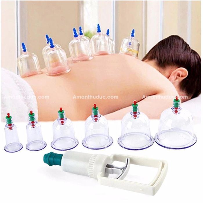 Bộ Giác Hơi 12 Ly Ống Hút Chân Không