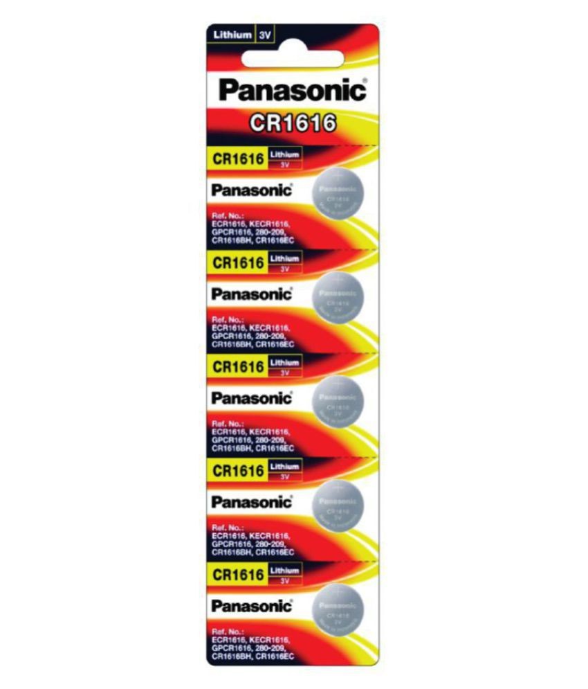 Pin đồng hồ, điều khiển Panasonic CR1616 (Vỉ 5 vên)