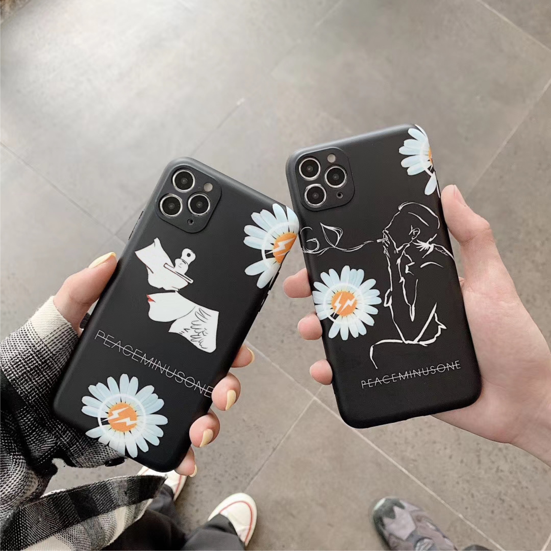 Ốp Lưng Silicon Màu Bảo Vệ CAMERA Peaceminusone