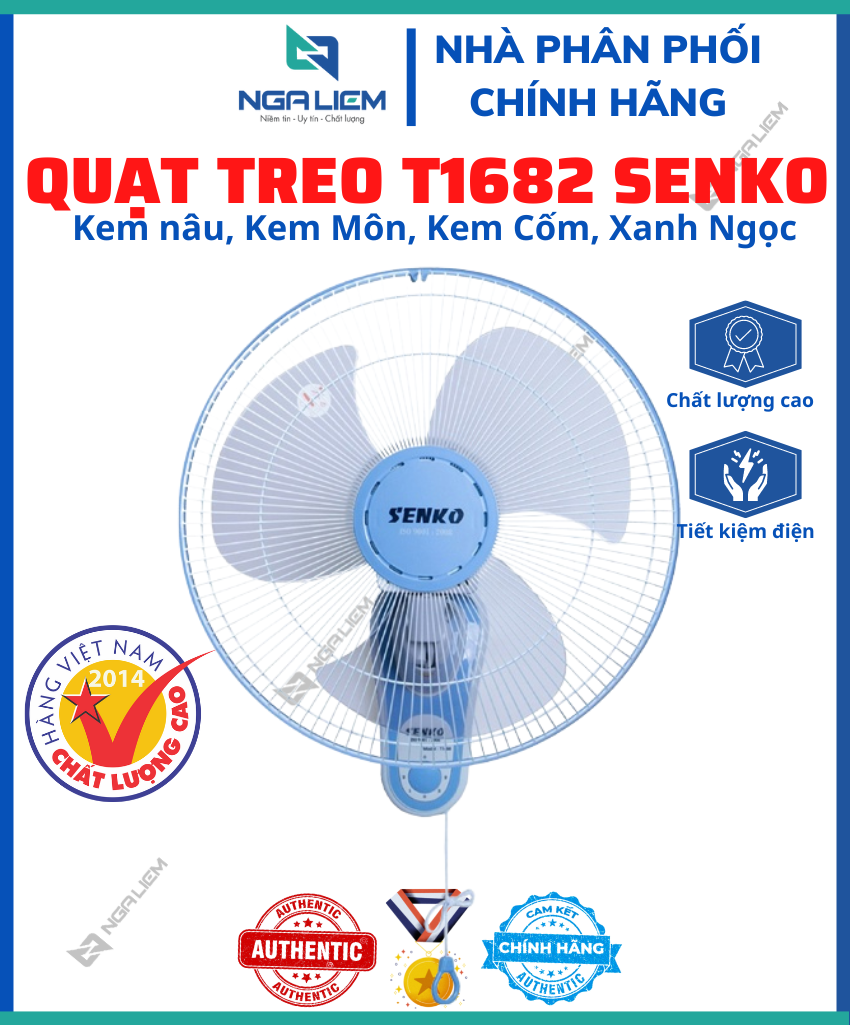 Quạt treo 1 dây t1682 senko