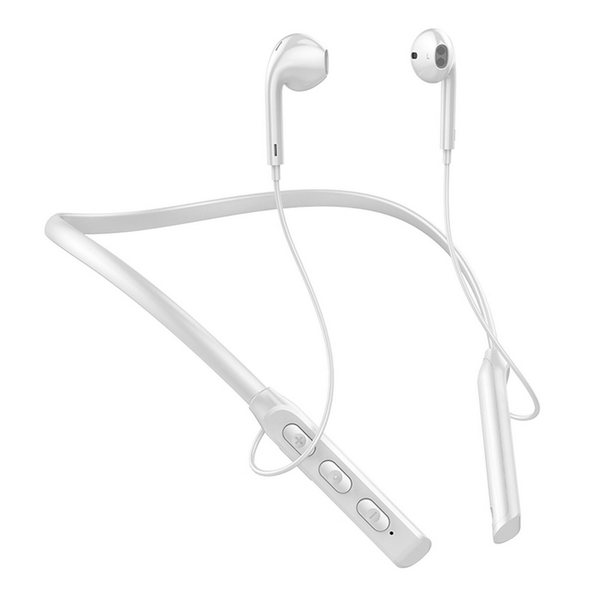 Tai Nghe Bluetooth Đeo Cổ J21 không dây 5.0 kiểu dáng thể thao có mic, tai nghe ko dây điện thoại nhét tai treo cổ cute