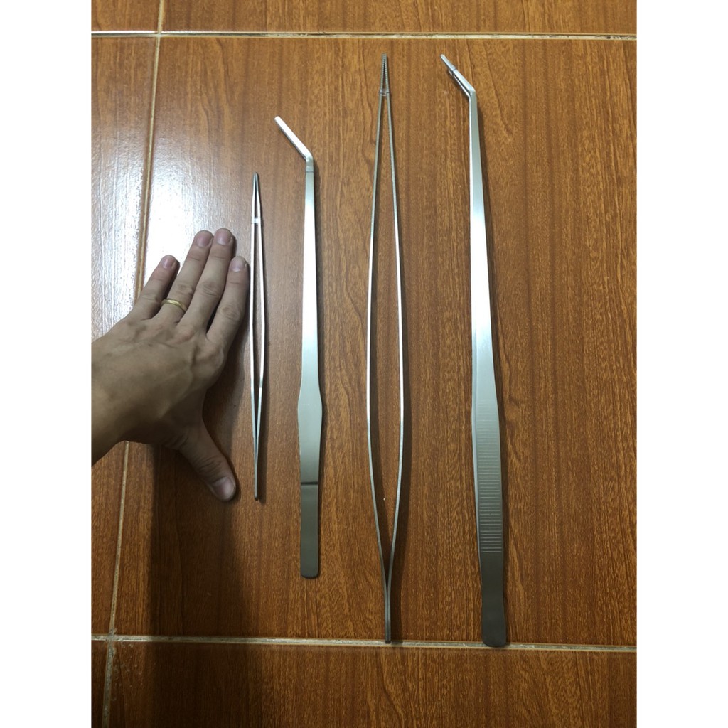 Nhíp Trồng Cây Thủy Sinh- Kẹp Gắp Thức Ăn Cho Thú Cưng- Nhíp Thẳng Nhíp Cong Dụng Cụ Thủy Sinh