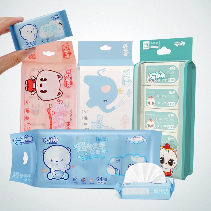 Khăn ướt mini set 8 gói