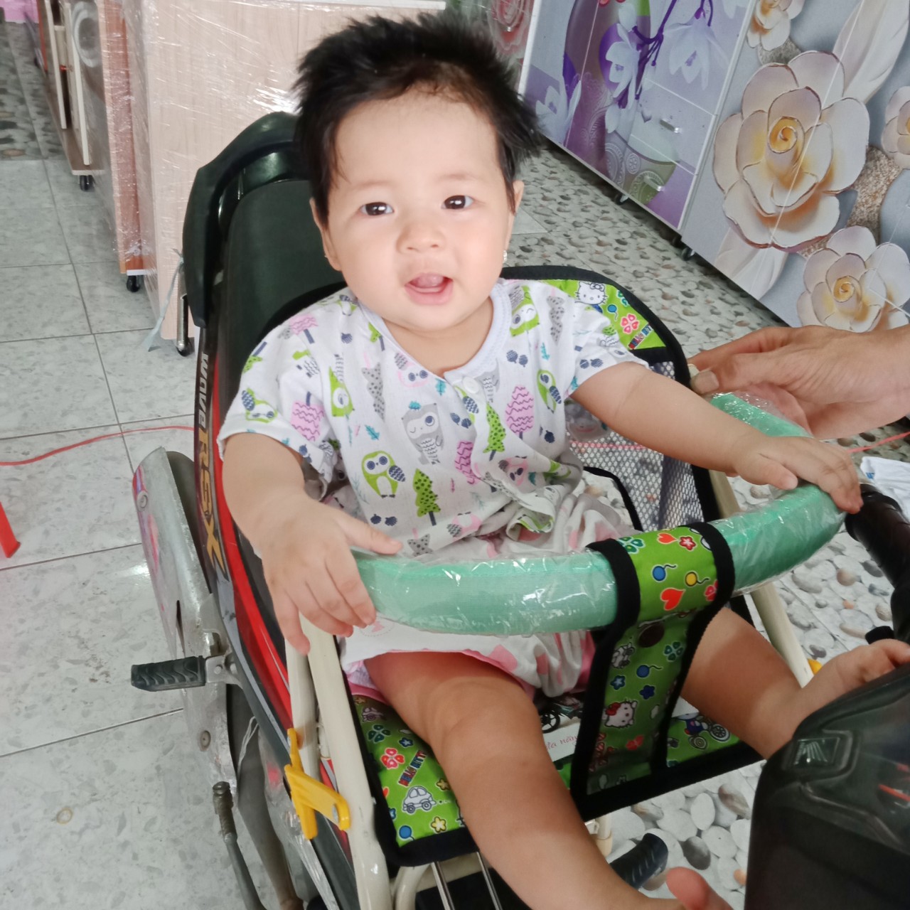 Ghế ngồi xe máy cho bé-Đức phát 2019