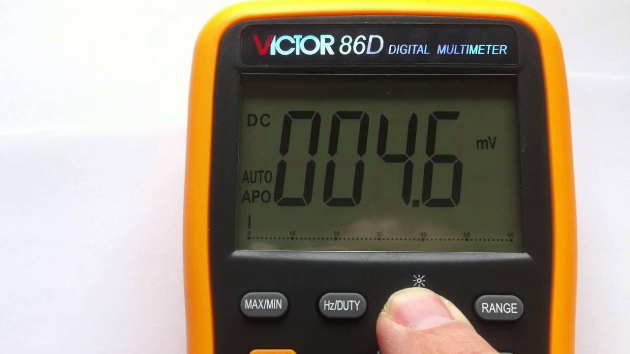 Đồng hồ đo vạn năng kỹ thuật số VICTOR 86D