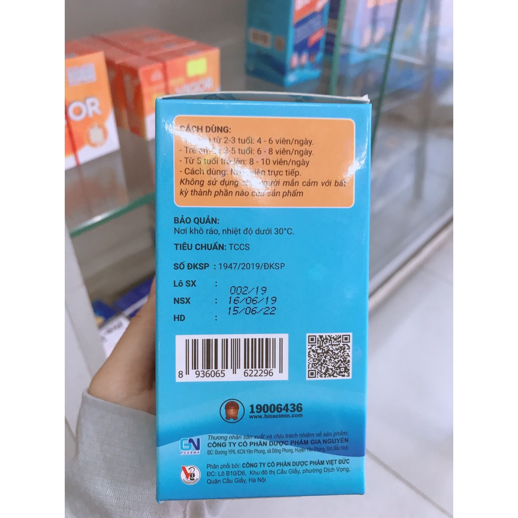 [HCM]Viên nhai Bio-Acimin cho bé