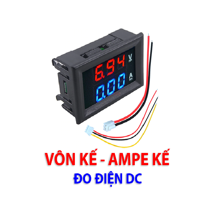 ĐỒNG HỒ ĐO VOL AMPE DC 10A 50A