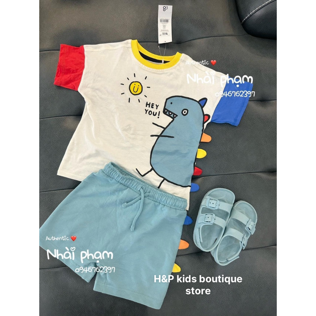 SALE BỘ COTTON KHỦNG LONG BÉ TRAI(HIKL)