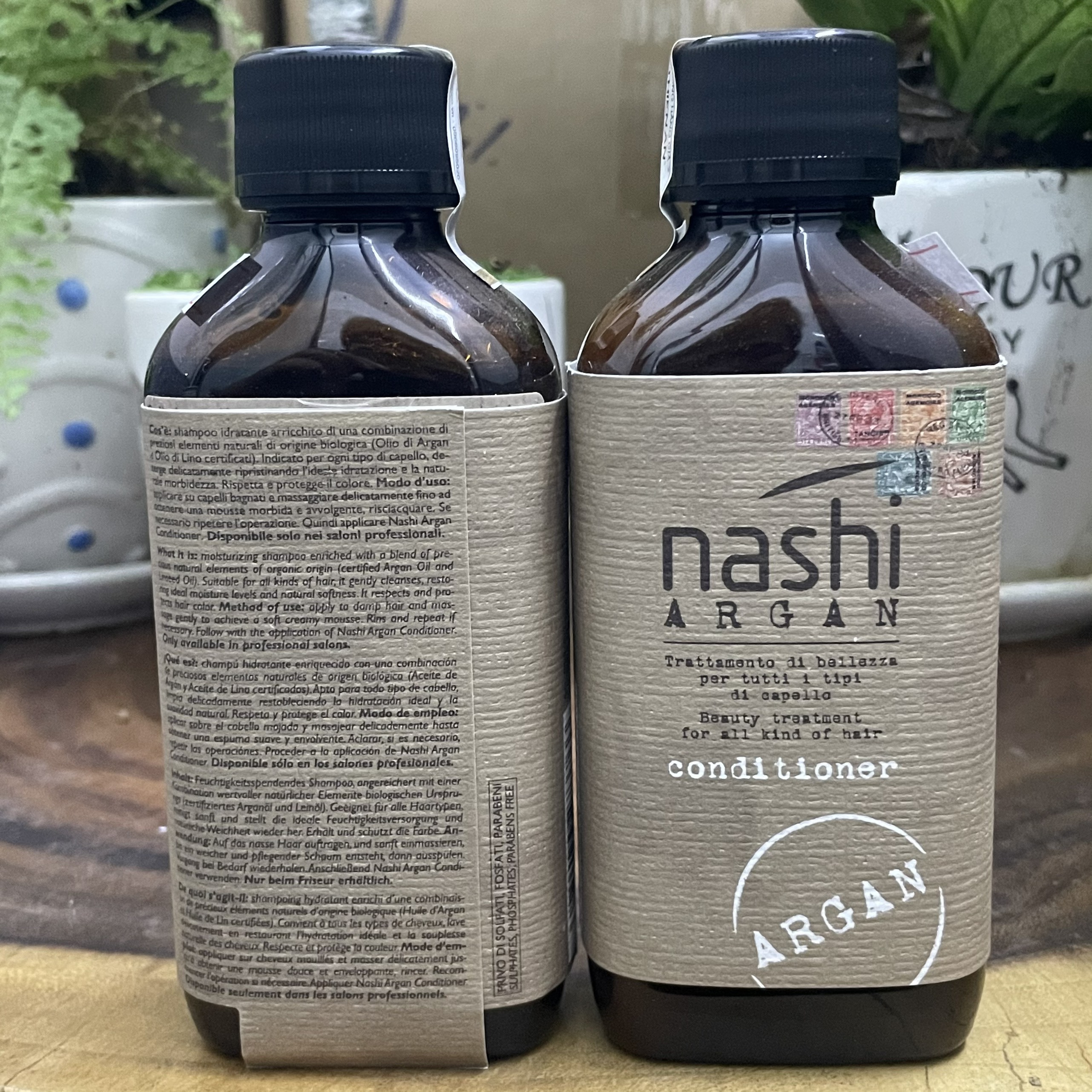 [HCM]Dầu gội xả phục hồi tóc Nashi Argan 200mlx2