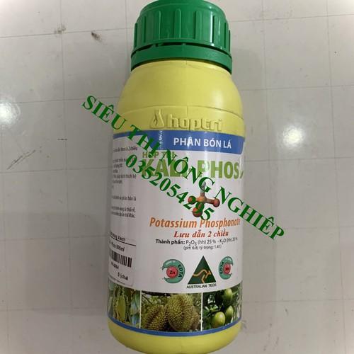 Hợp Trí Kali-Phos Phân bón lá hỗ trợ phòng bệnh cho cây trồng - Kali-Phos chai 500ml