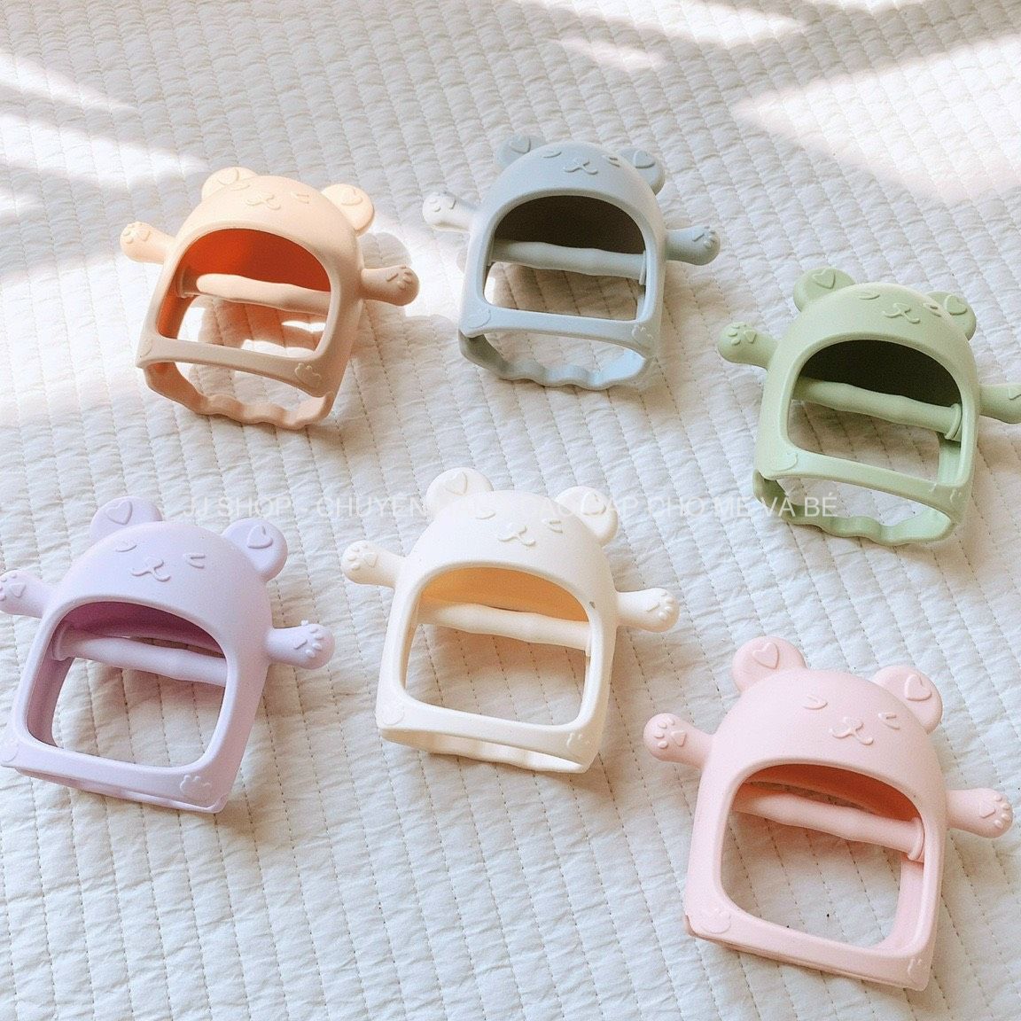 Gặm Nướu Eco Silicone BARROT Cho Bé < Kèm Hộp Đựng >