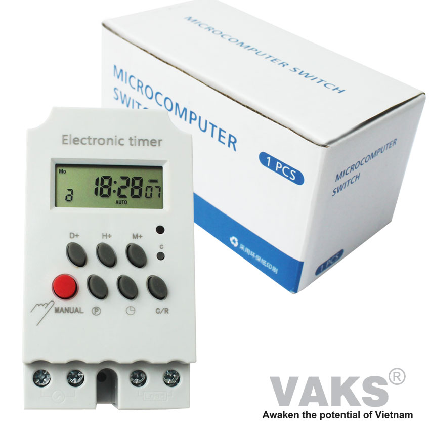 Công tắc hẹn giờ kỹ thuật số 16 chương trình KG316T-II