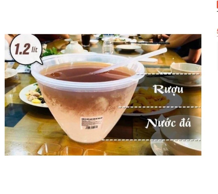 BÁT ƯỚP ĐÁ LẠNH ĐỰNG RƯỢU TIỆN DỤNG ( tặng gáo múc) DỤNG CỤ ƯỚP LẠNH TRÁI CÂY CAO CẤP nhựa việt nhật